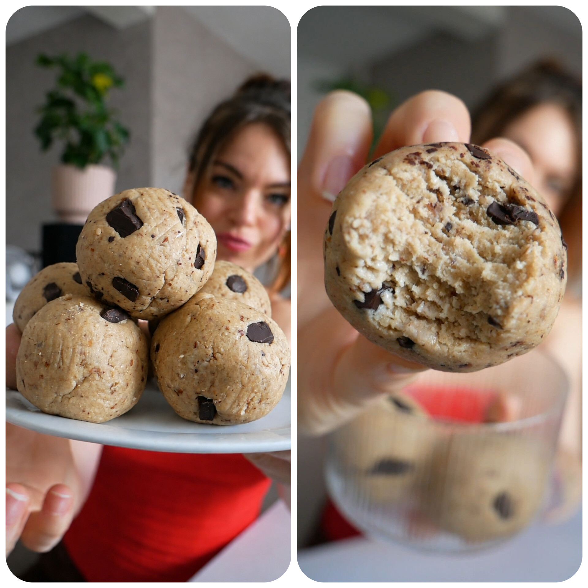 boule de cookie dough : snack sain, protéiné et sans cuisson