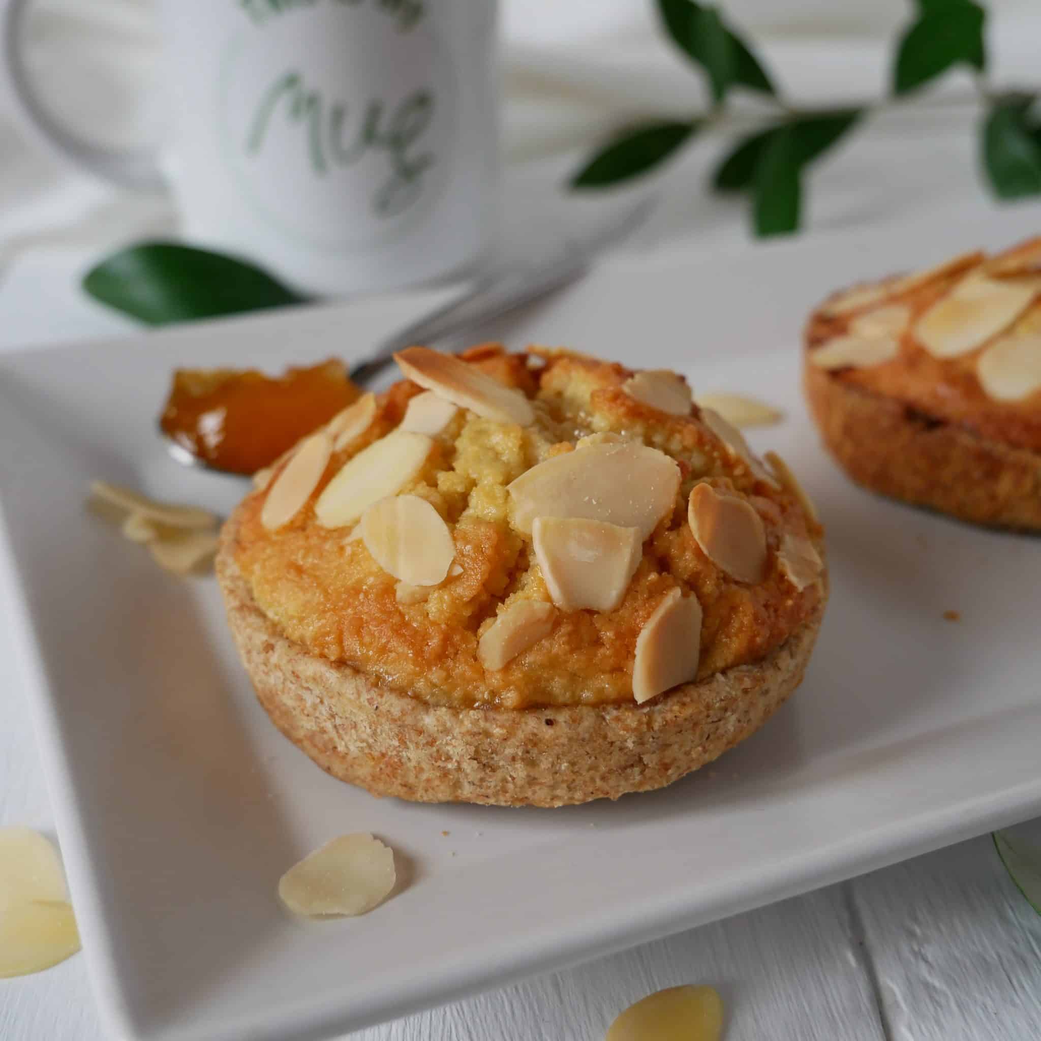 tarte frangipane allégée, sans beurre