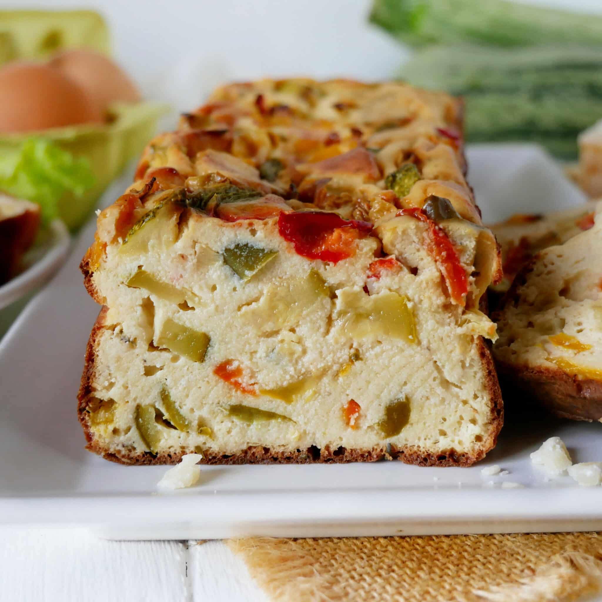 clafoutis salé légumes d'été (ig bas - sans gluten)