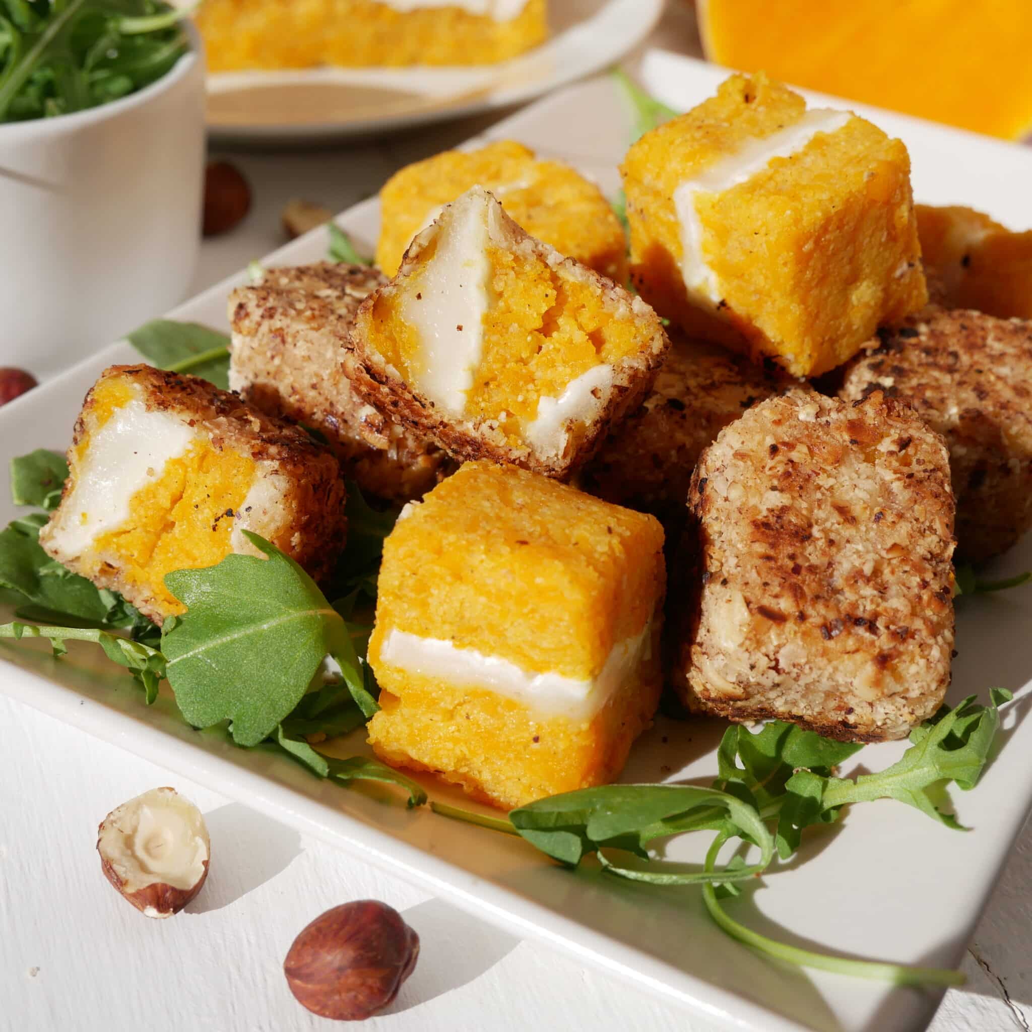 polenta butternut fromage de chèvre