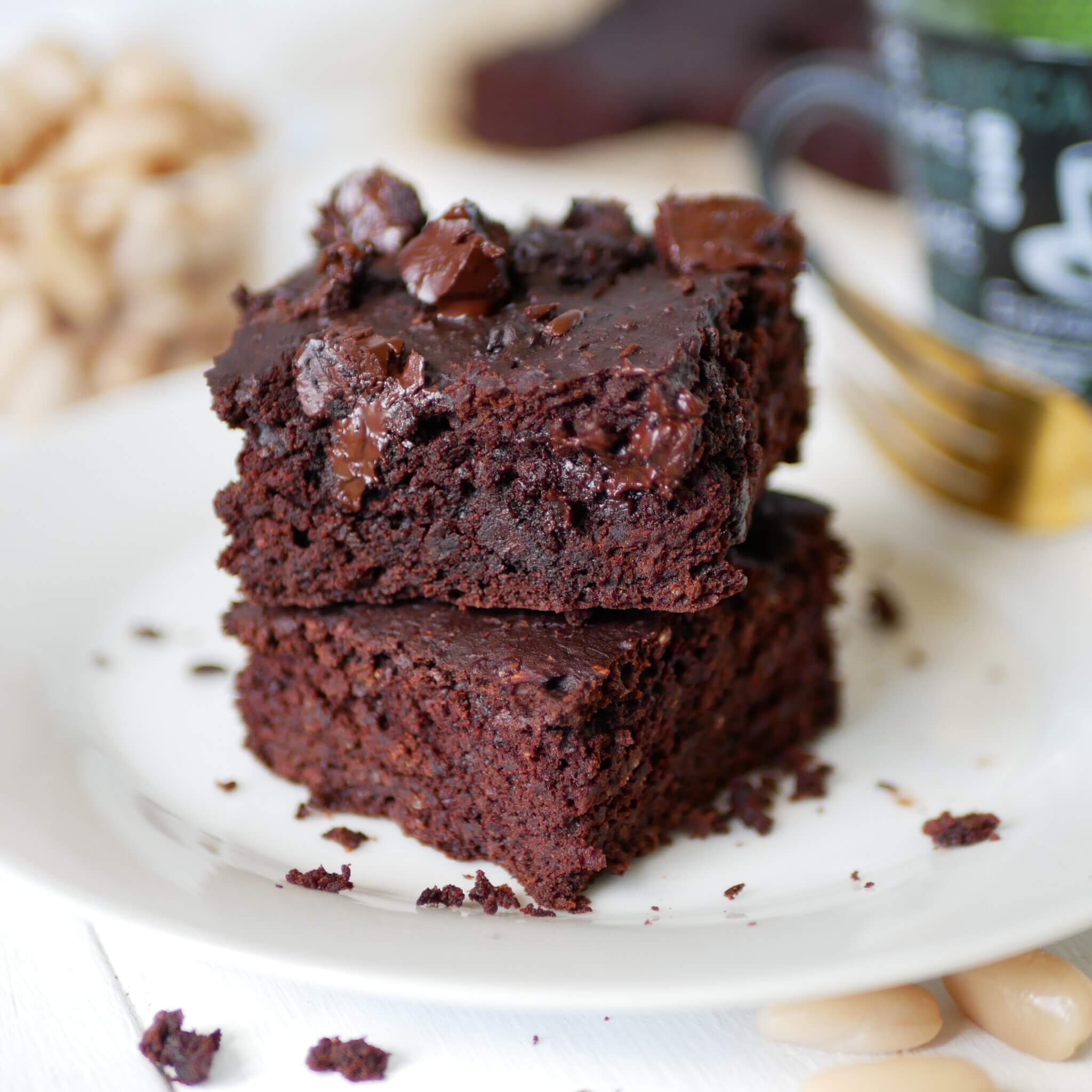 Brownie et blondie aux haricots blancs