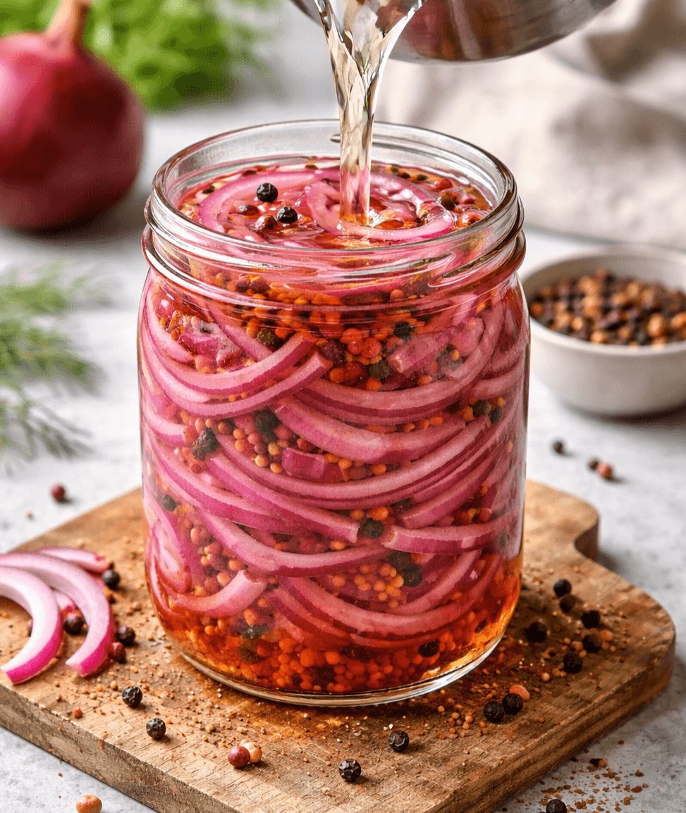 PICKLES d'oignons rouges SANS SUCRE !