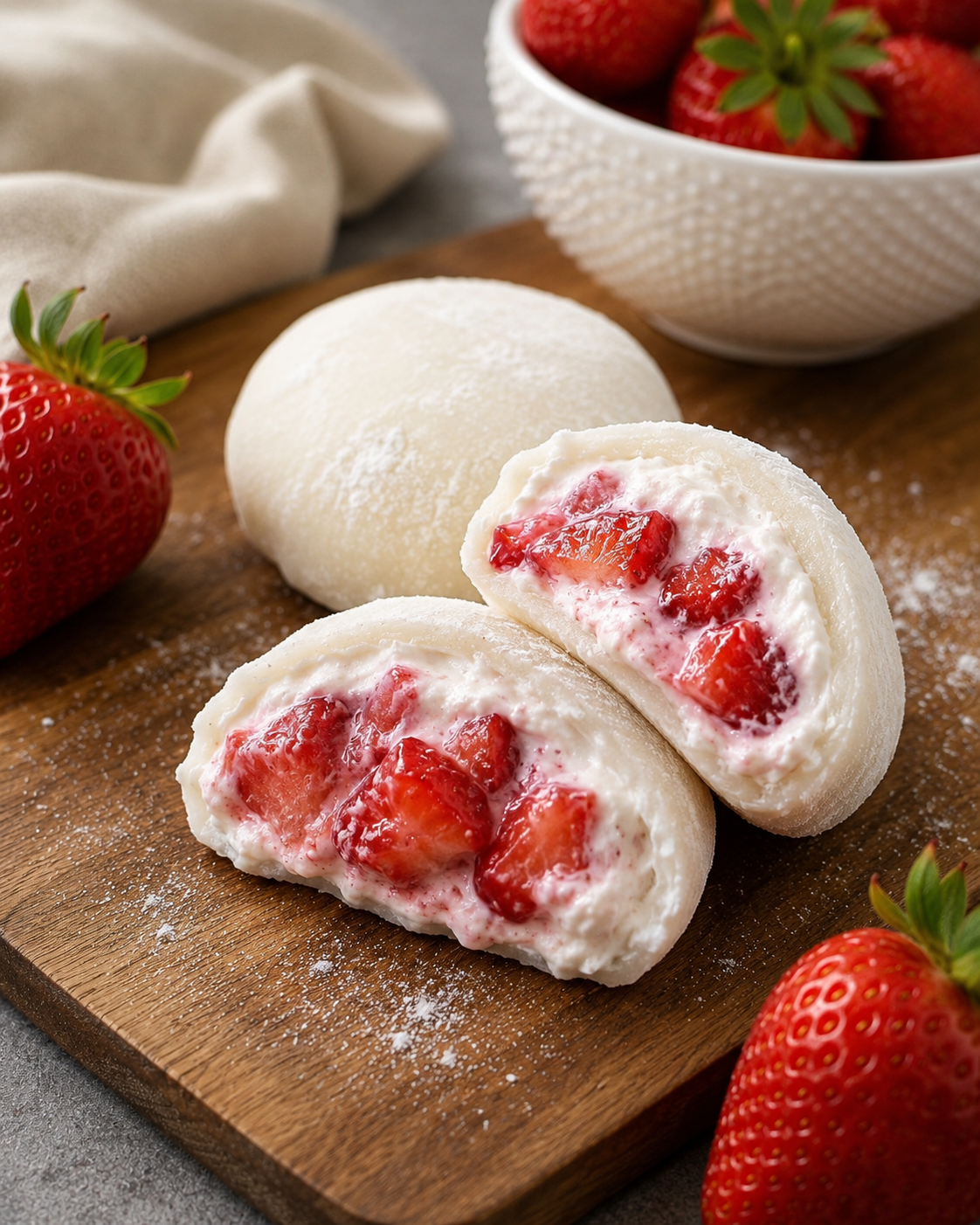 Mochis healthy protéinés sans farine de riz gluant (recette express)
