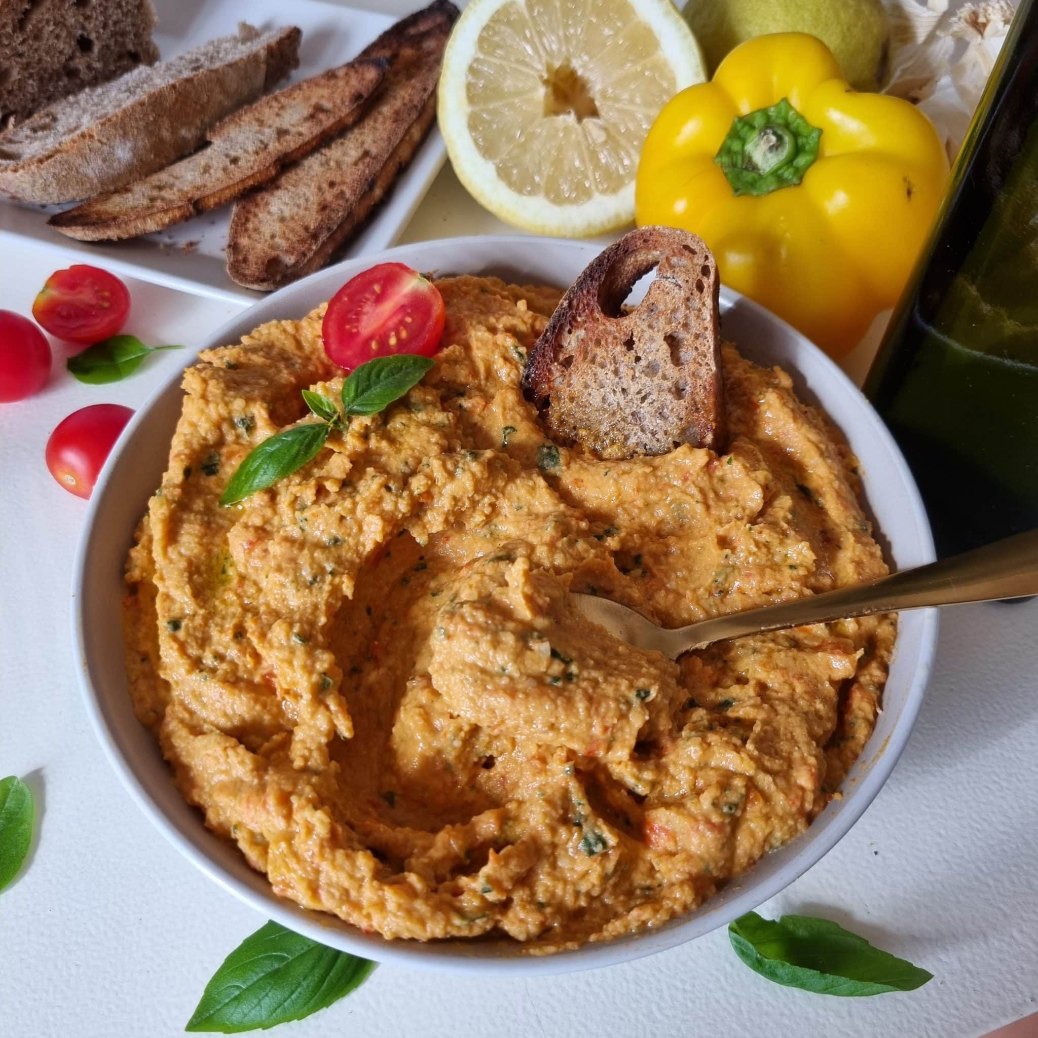 houmous de poivrons