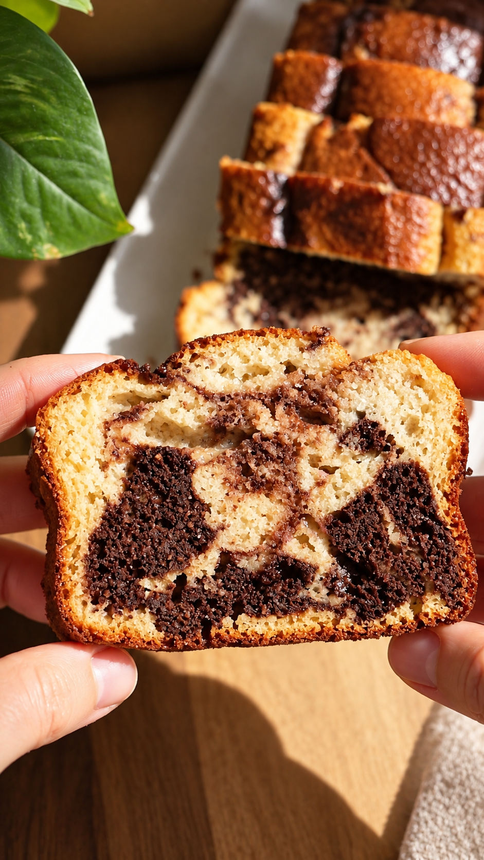 Marbré chocolat façon Savane — la version healthy et ultra moelleuse