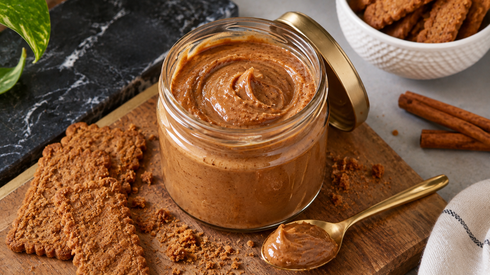 Pâte à tartiner aux spéculoos maison
