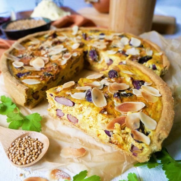 QUICHE INDIENNE épaisse (sans gluten, sans lactose) - saveurhealthy