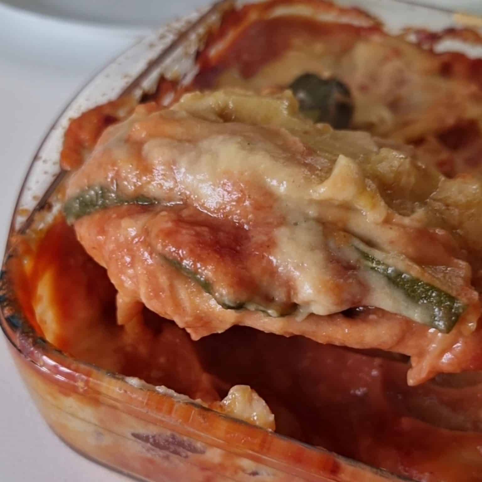 gratin de courgettes façon lasagne sans gluten – saveurhealthy