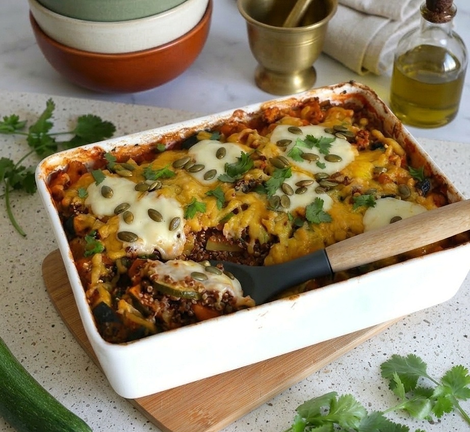 gratin de quinoa aux légumes