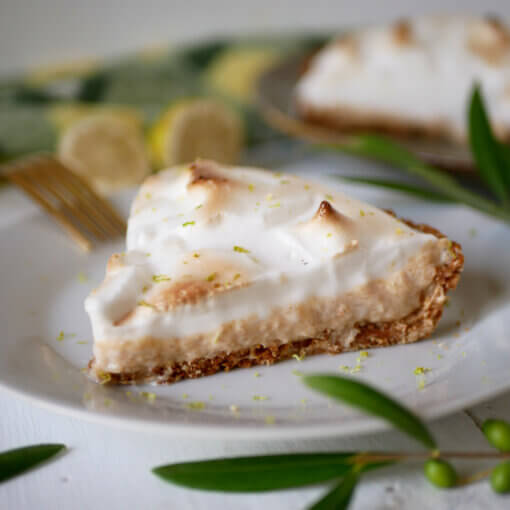 tarte au citron meringuée healthy (vegan, sans gluten)