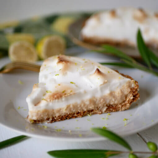 tarte au citron meringuée healthy (vegan, sans gluten)