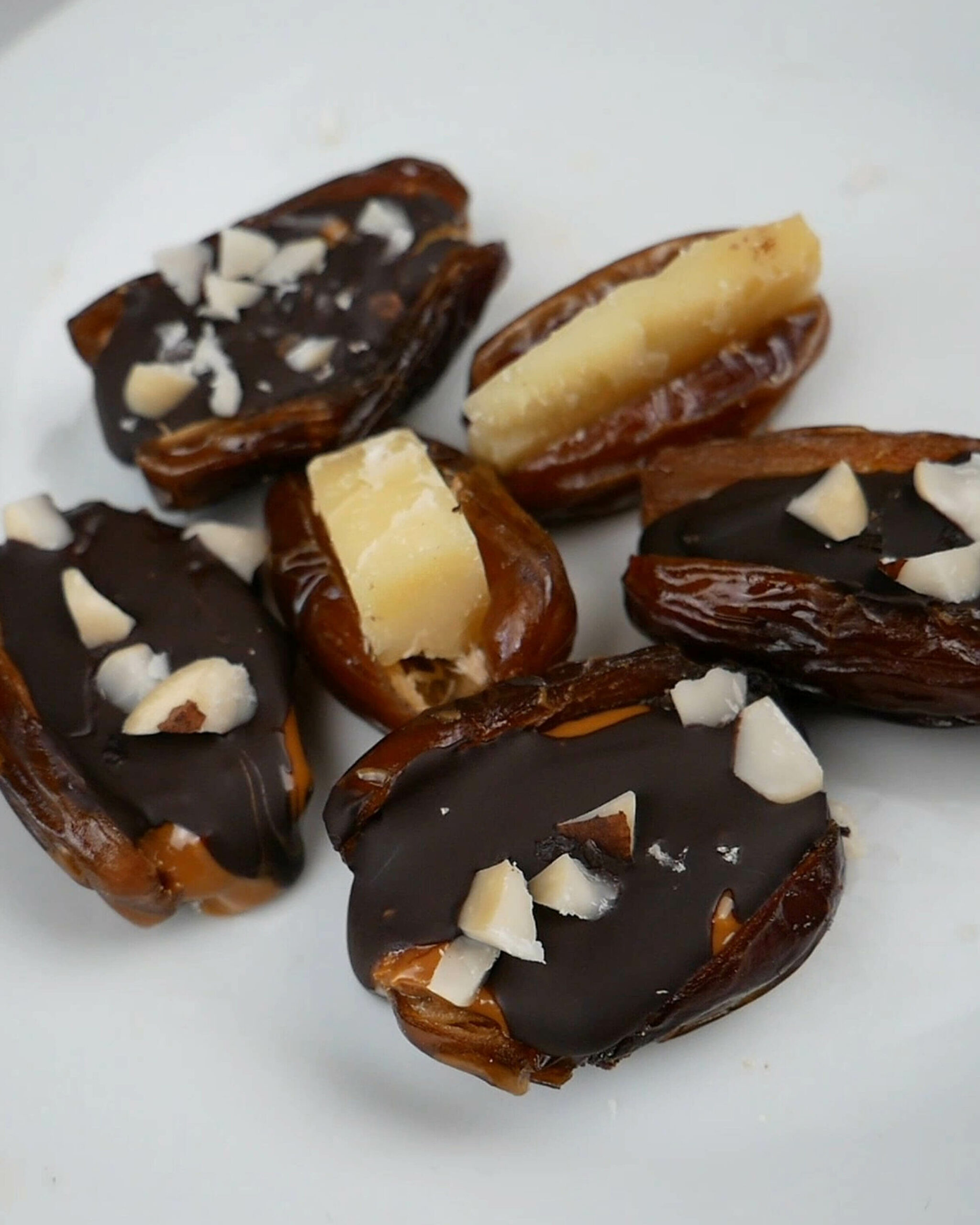 dattes garnies - snacks express sain sucrés et salés
