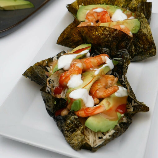 SUSHIS CROUSTILLANTS façon TACOS