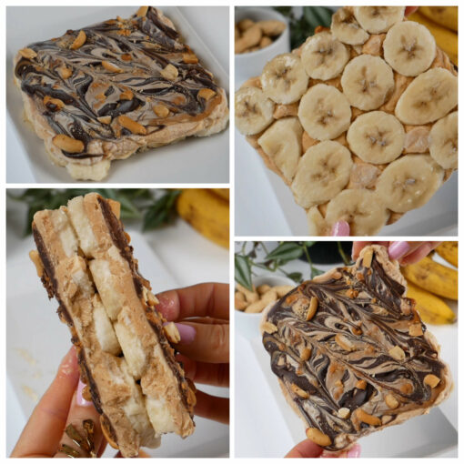 barre glacée banane skyr cacahuète