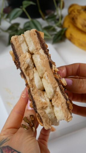 barre glacée banane skyr cacahuète