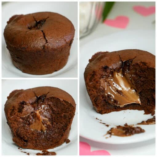 fondant au chocolat coeur coulant, facile et allégé