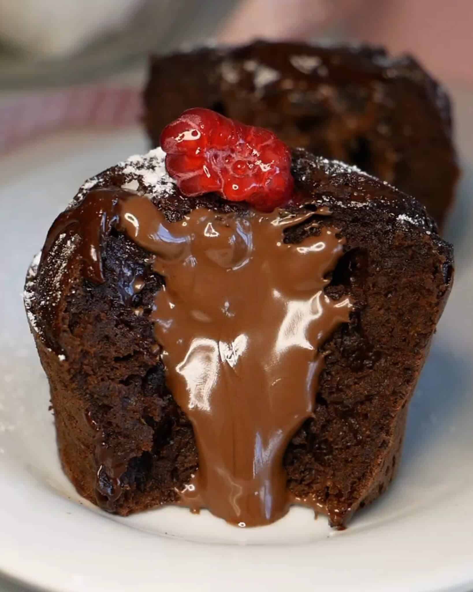 fondant au chocolat coeur coulant, facile et allégé