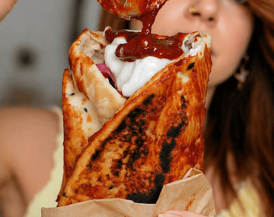 shawarma croustillant healthy maison : sandwich du Moyen-Orient revisité